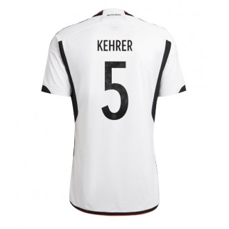 Tyskland Thilo Kehrer #5 Hemmatröja VM 2022 Korta ärmar